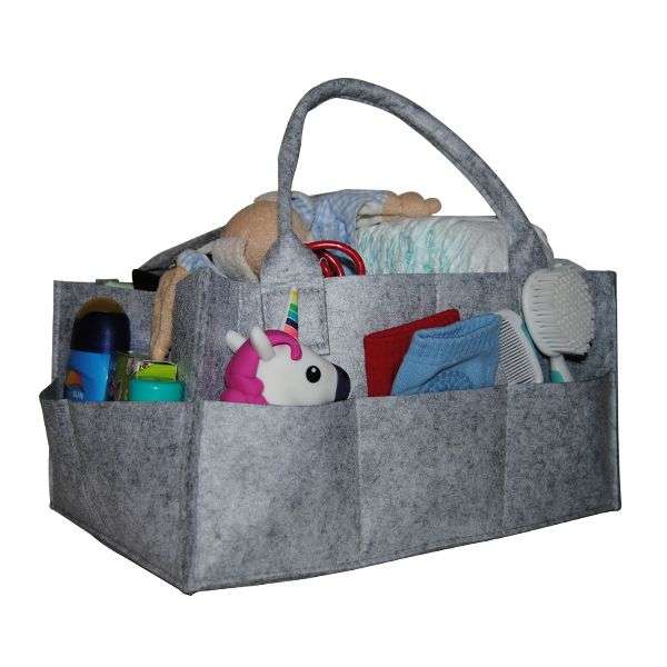 Nappy Organizer Caddy - Grey