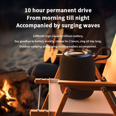 LENOVO - SC3306 - IPX7 Waterproof Speaker With Bass Boost Technology -Black