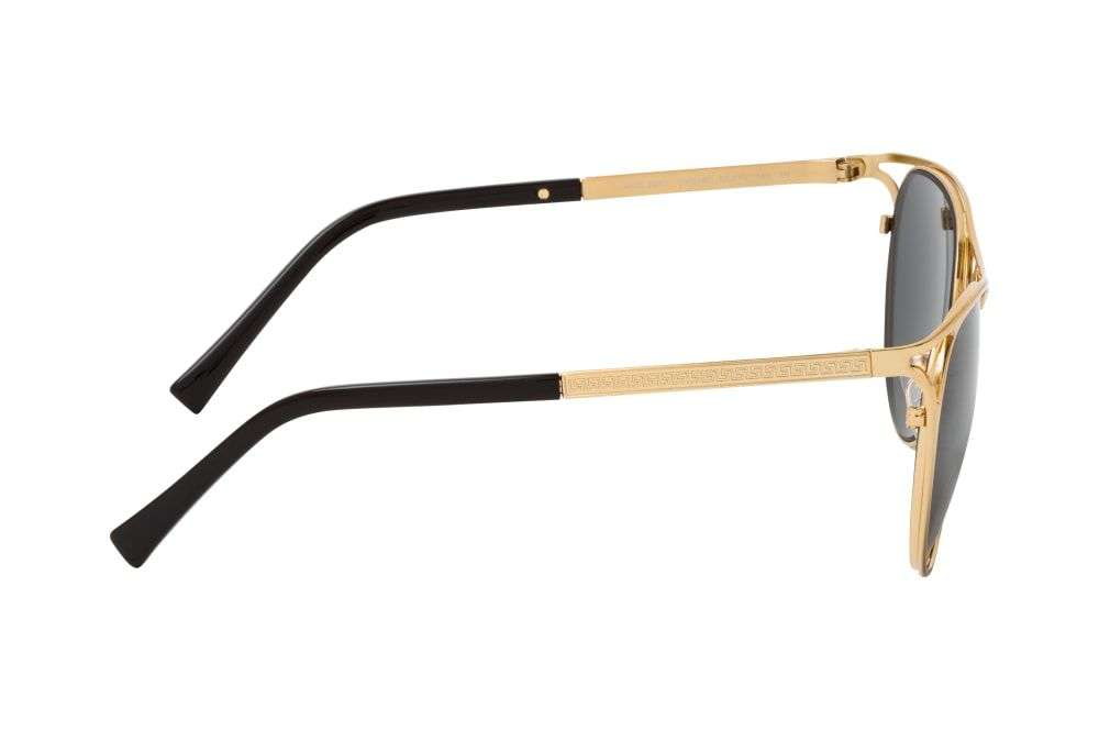 Versace VE 2237 - 1002/87 Gold Metal Cat-Eye Sunglasses