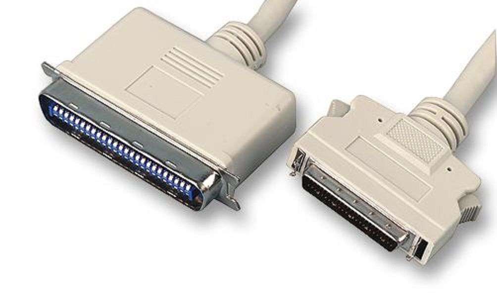 Pro Signal SS110 Computer Cable, SCSI-II, DSub Mini H/D Plug, IEEE1284 C36M