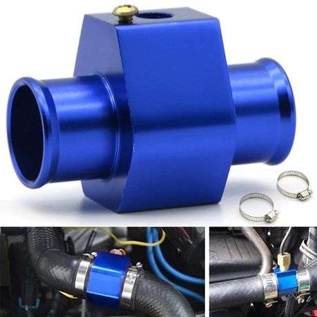32mm Blue Radiator Hose Temperature Adapter Joint