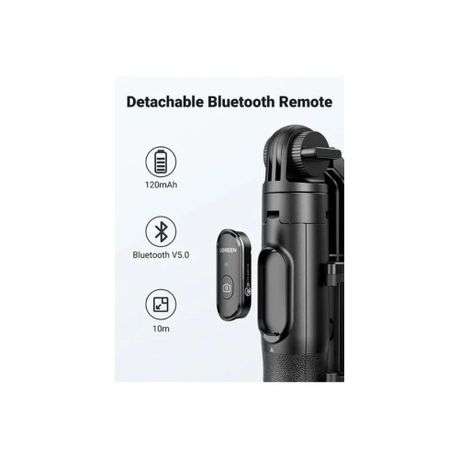 Ugreen - Selfie Stick Tripod with Bluetooth Remote - Ugreen - Selfie Stick Tripod with Bluetooth ...