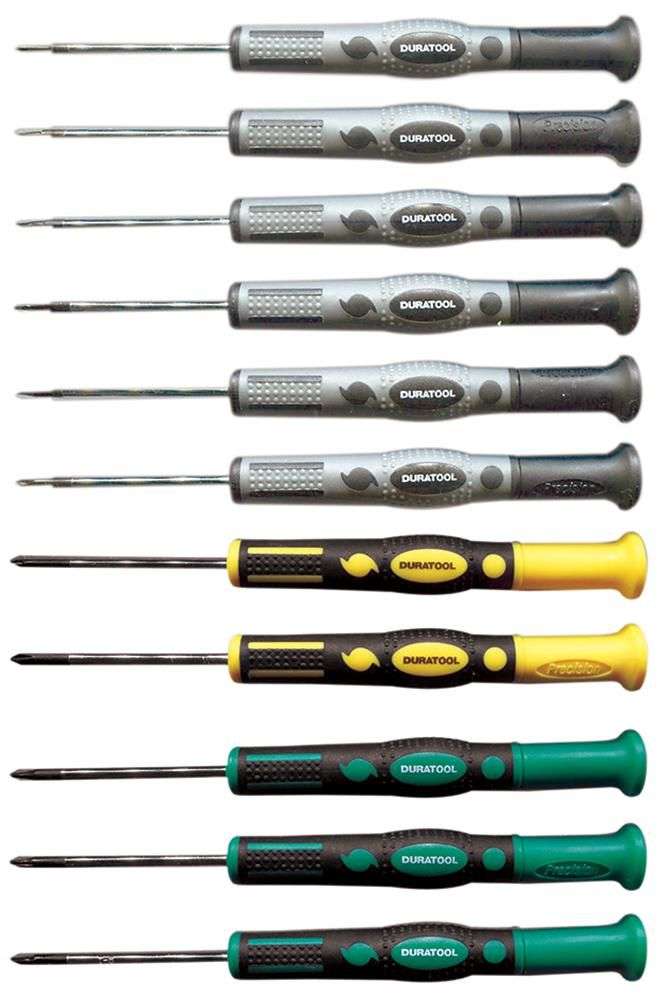 Duratool (D03447) Screwdriver Set, Precision, 11 Piece