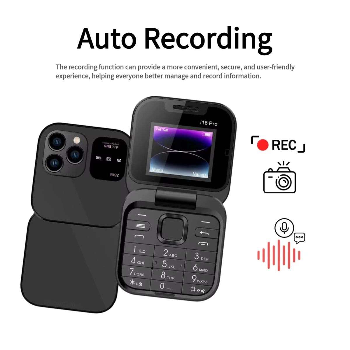 P9 Pro Mini Folding Phone