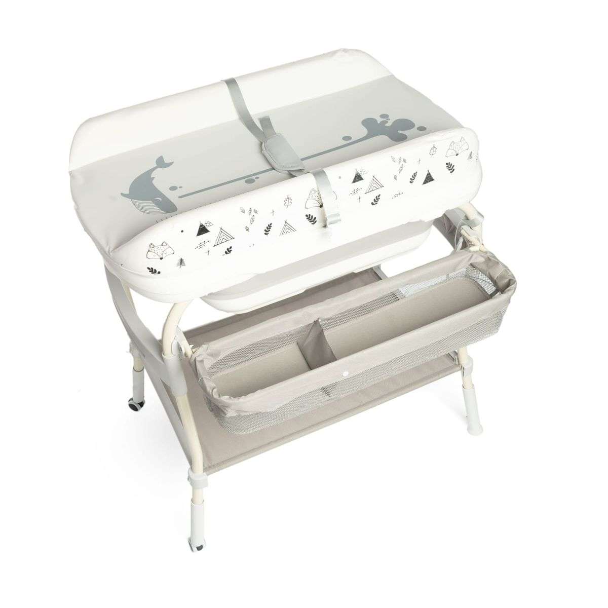 Baby Crystal 2 in 1 Bath Unit and Changing Station