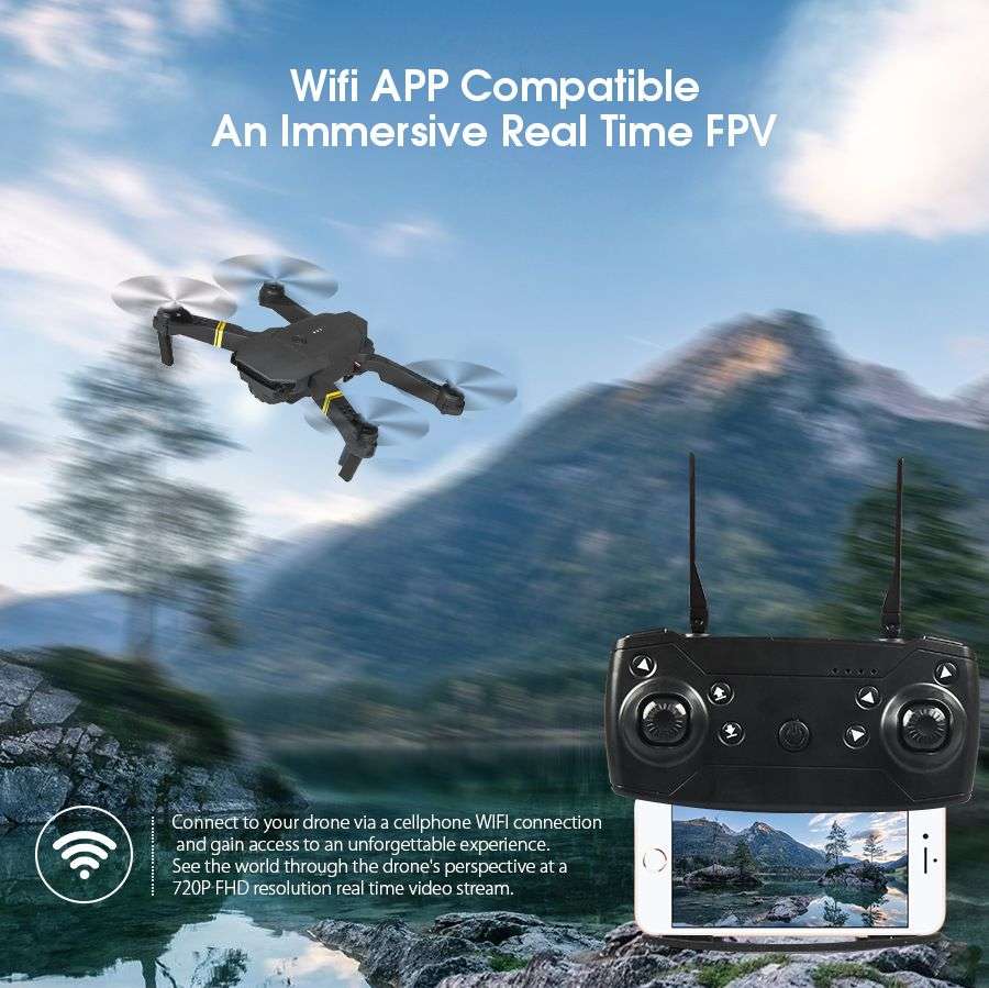 Aircraft 2021 WiFi FPV RC Quadcopter Drone