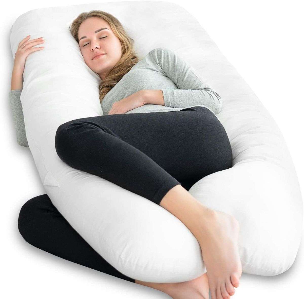 Full Body Maternity Support Pregnancy Pillow
