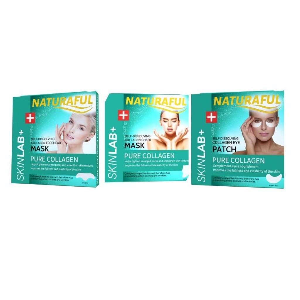 Self-Dissolving Instantly Melt Collagen Hydrating Forehead, Cheek, Eye Mask