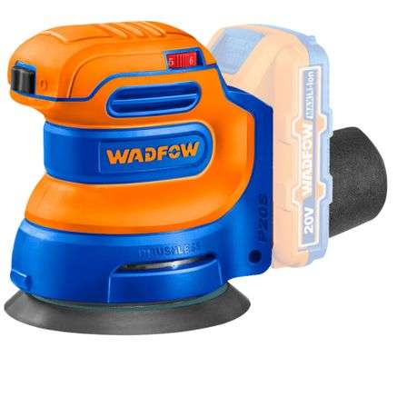 Wadfow - Cordless Brushless Random Orbit Sander (20V) - Tool Only - Wadfow - Cordless Brushless R...