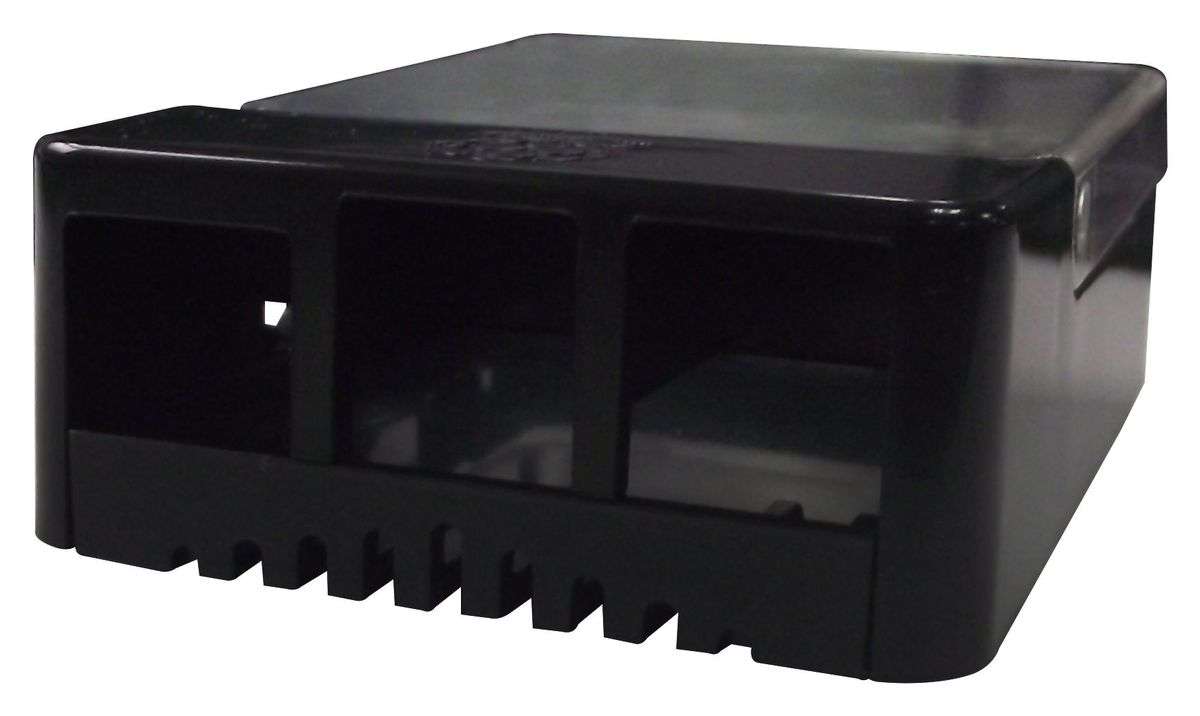 Multicomp Pro (CBPIHAT-BLK) Dev Board Enclosure, Black / Transparent