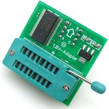 Newavro EEPROM BIOS USB Programmer CH341A+ SOIC8 Clip +1.8V + SOIC8 Adapter