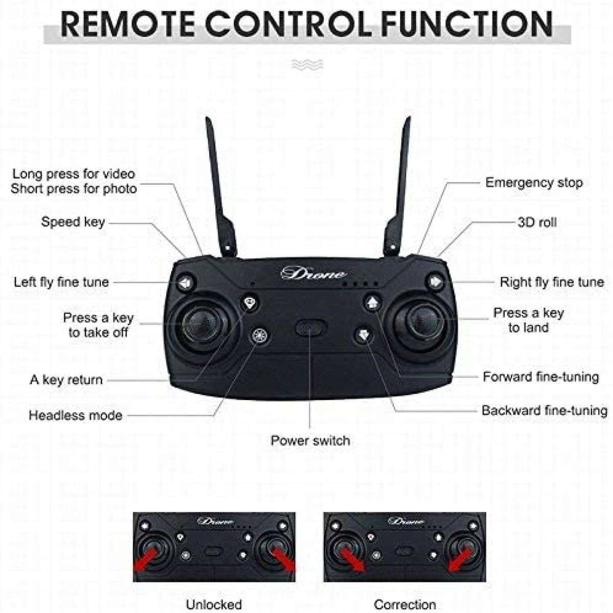 Drone Foldable Quadcopter