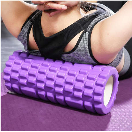 Jack Brown High Density Sports Foam Roller - Purple