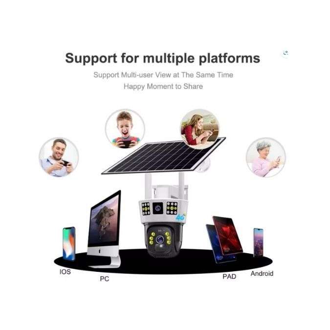 4G Solar PTZ Security Camera