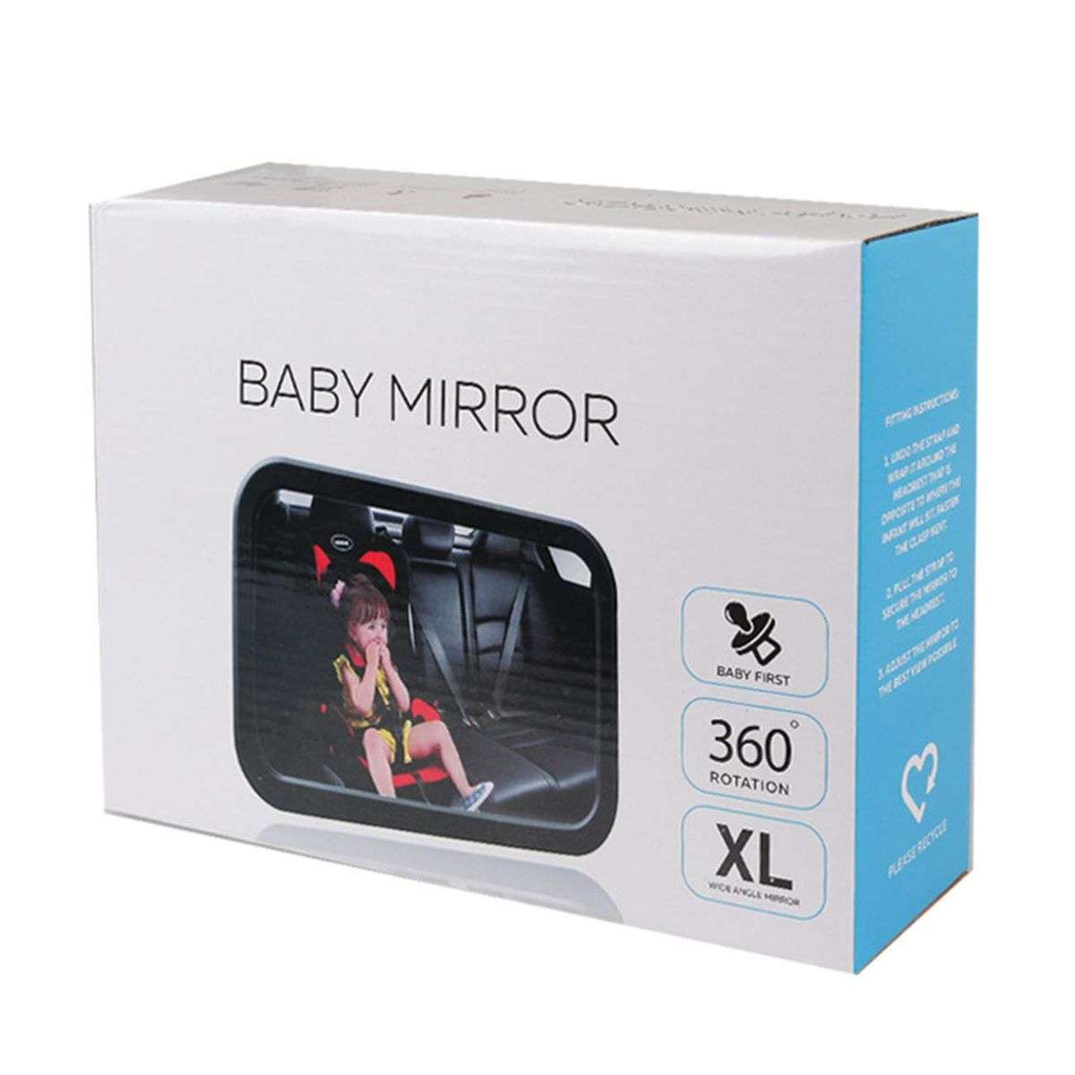 Rearview mirror 360° rotating  car baby rearview mirror