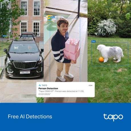 Tp-Link - Tapo C660 KIT 4K Solar-Powered Pan/Tilt Security Camera Kit - Tp-Link - Tapo C660 KIT 4...