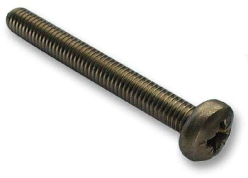 TR Fastenings (M516 PRA2MCS100-) Machine Screw, M5, 16 mm