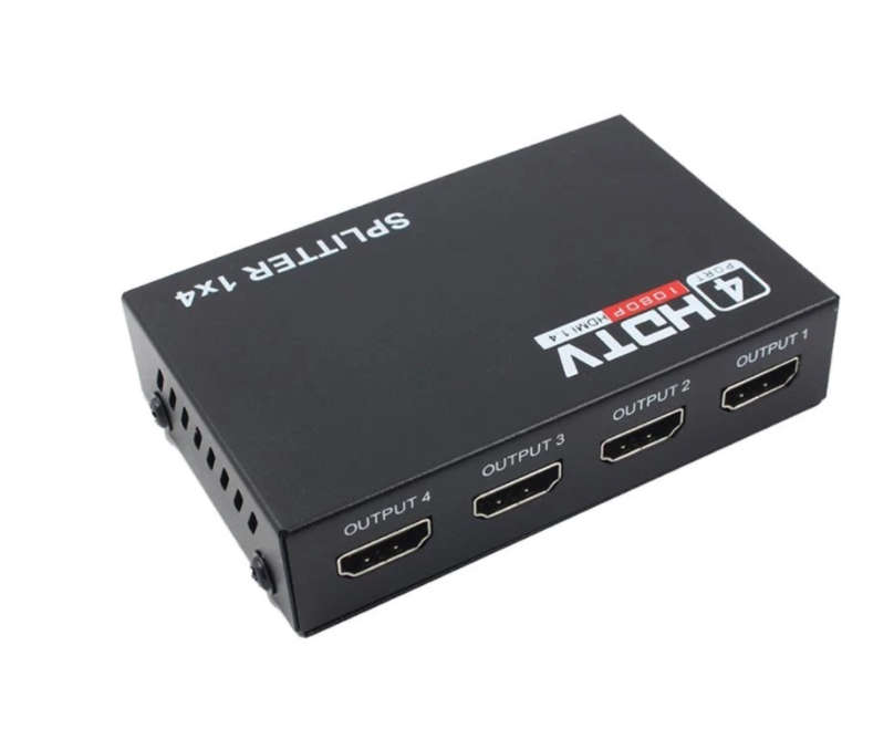1 to 4 HDMI Splitter Adapter Converter