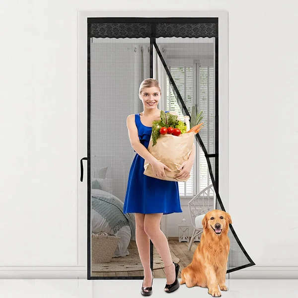 Pack of 2 - Magic Mesh - Hands-Free Magnetic Screen Door