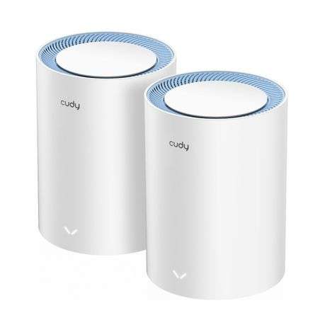 Cudy - AC1200 Mesh Wi-Fi System (V2)  2Pack - Cudy - AC1200 Mesh Wi-Fi System (V2)  2Pack