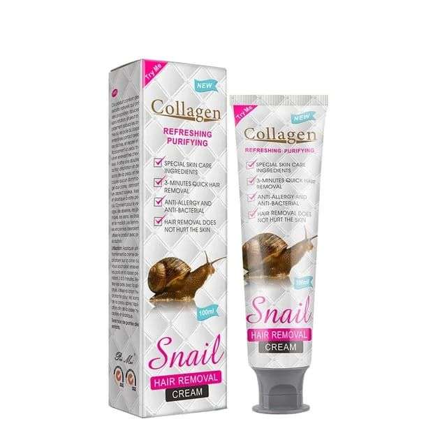 Snail Hair Removal Cream with Collagen - 100ml