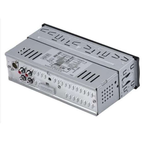 Compact Bluetooth Car Stereo with USB Playback, FM Radio & Remote