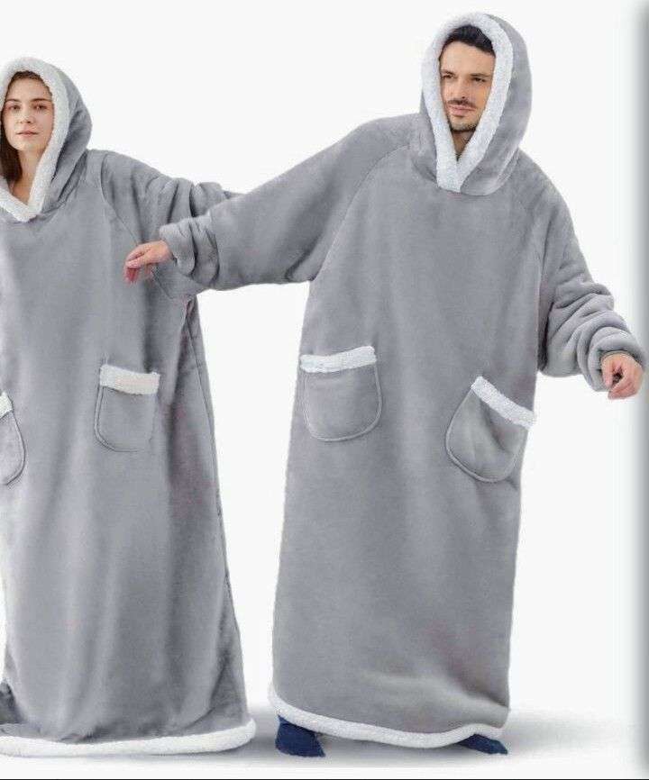 grey  1.5m Huggie Hoodie