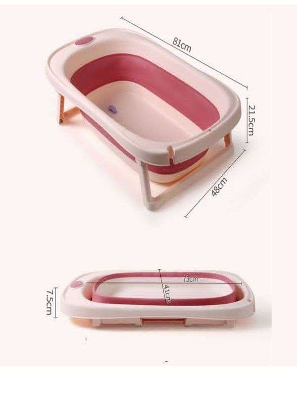 Foldable Baby Bath Tub - Pink