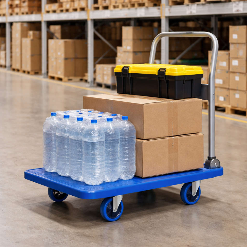 100kg Platform Trolley - Heavy Duty, Foldable