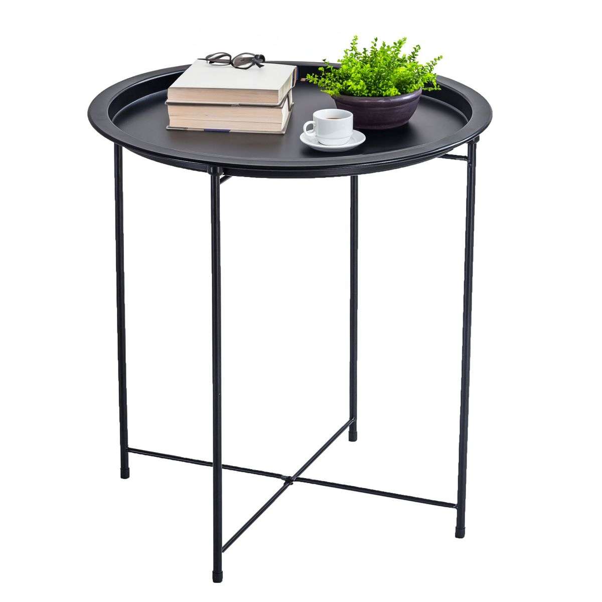 Simple Foldable Multifunctional Small Round table