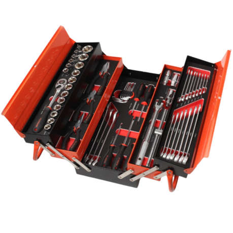 Fixman Tools - Fixman - 62 Piece Mechanic Tool Box - Fixman Tools - Fixman - 62 Piece Mechanic To...