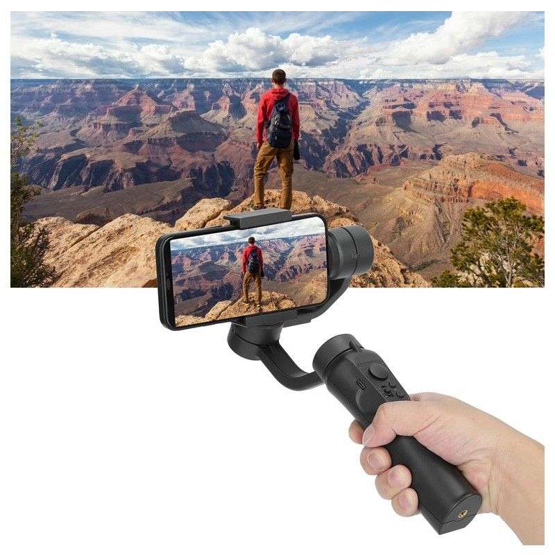 3-Axis Handheld Gimbal for Smartphones and action cameras