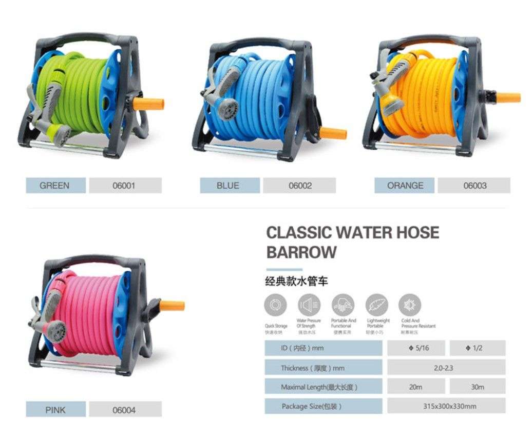 Garden Water Hose Pipe Reel (15m.20m.25m.30m)