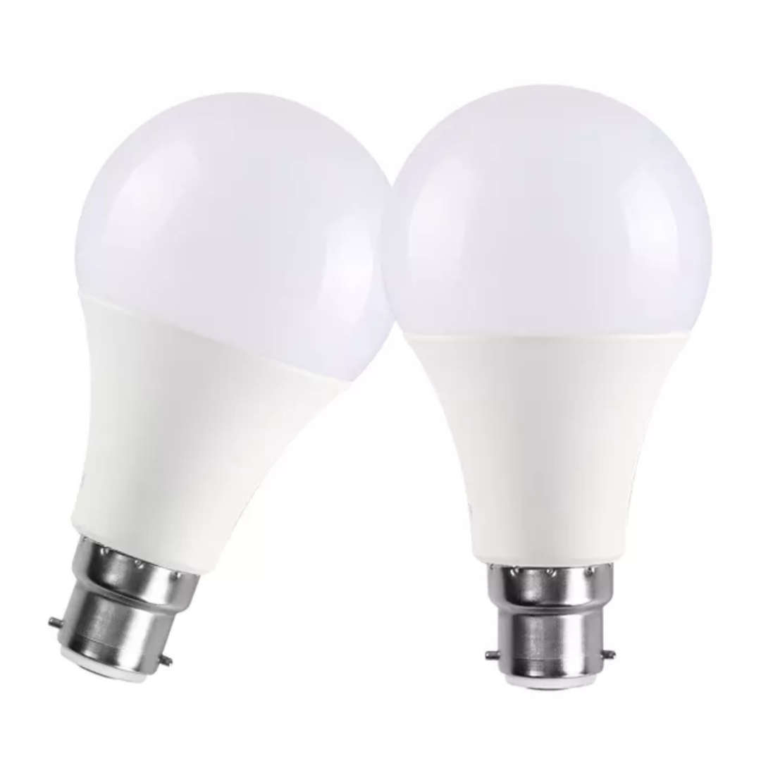 Two Loadshedding LED 25W Rechargeable Bulbs with Battery, Energy Saving