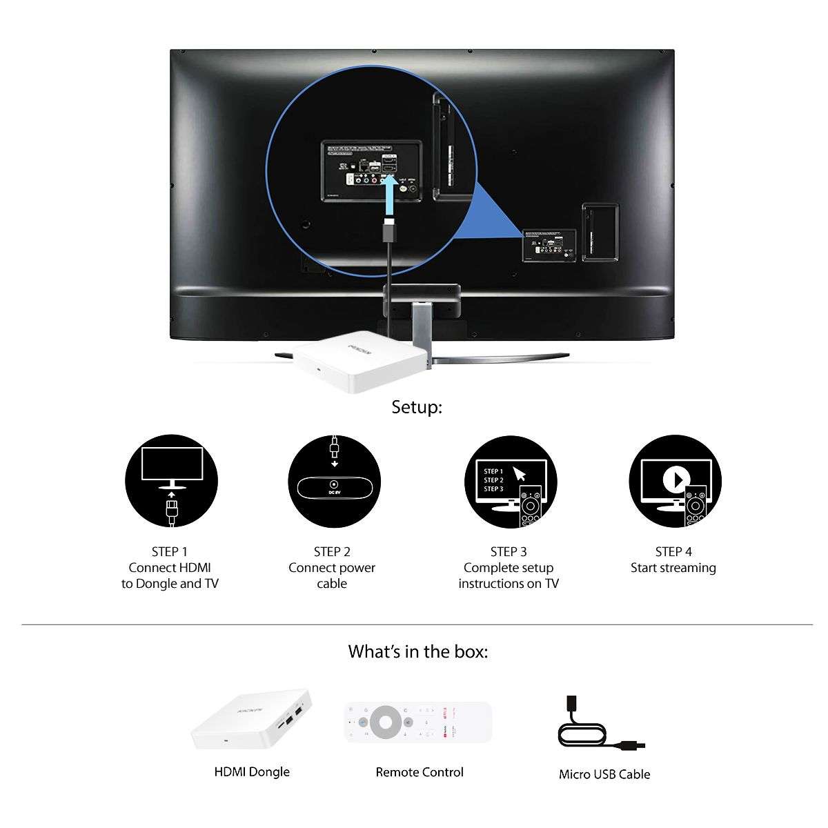 KICKPI Android TV Box 4K Google certified TV Box