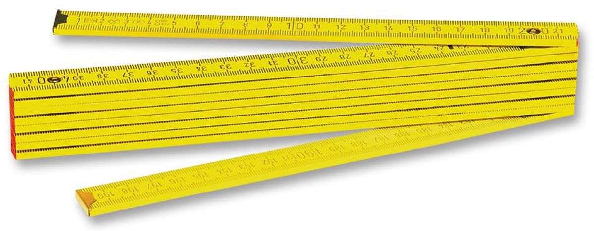 CK Tools (T3514) Ruler, Folding, 90 Latching, Beech Wood, 2m
