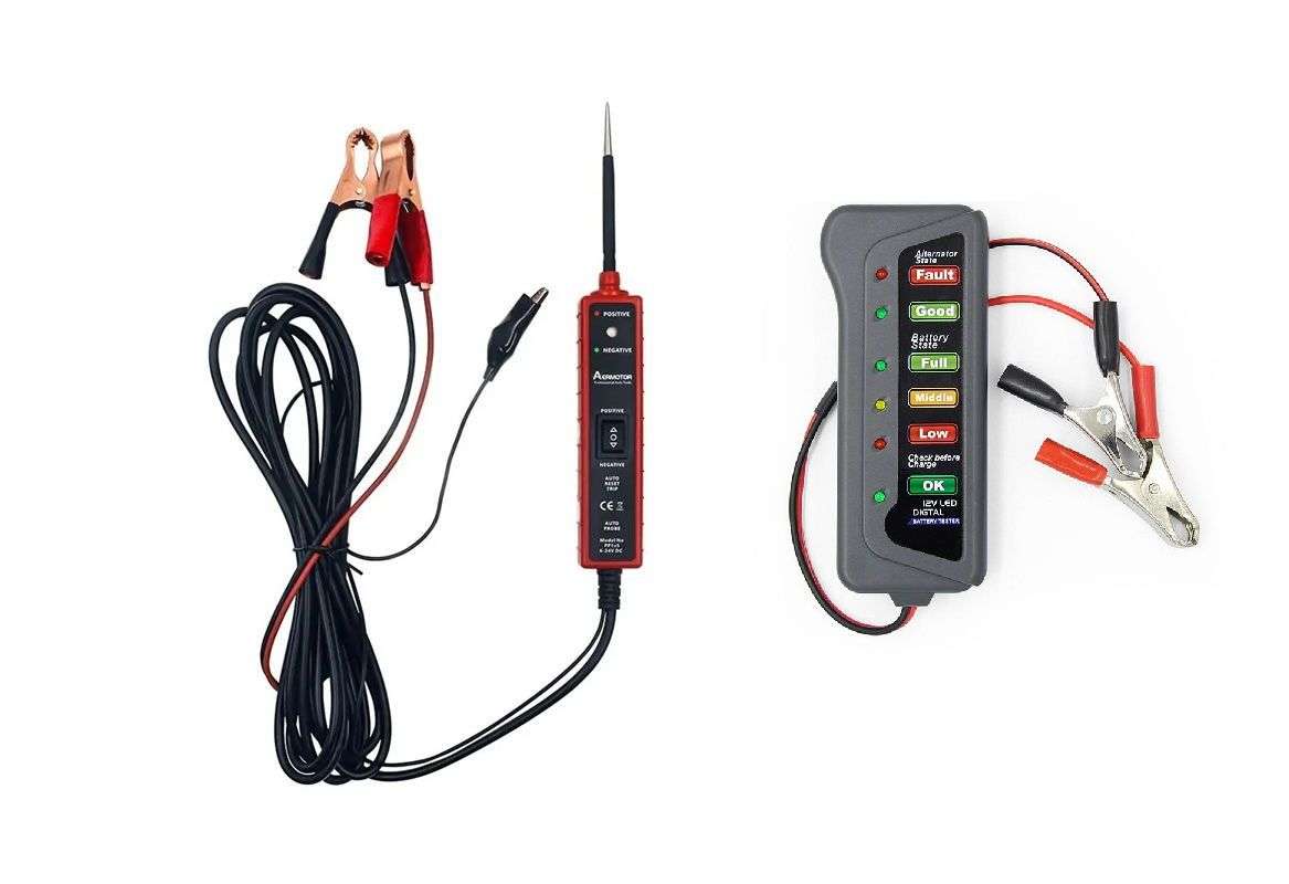 6-24V Automotive Electric Circuit Tester & 12V Battery Tester