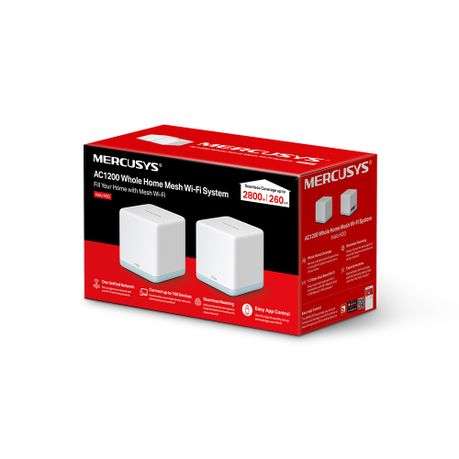 Mercusys - Halo H30(2-pack) AC1200 Whole Home Mesh Wi-Fi System - Mercusys - Halo H30(2-pack) AC1...