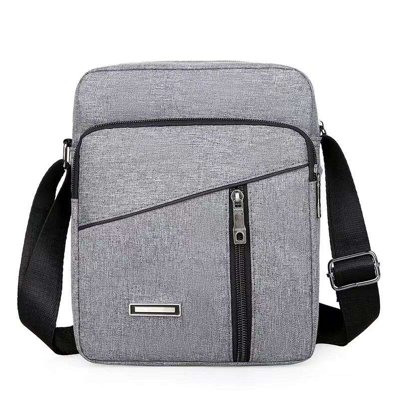 Grey Portable Shoulder Bag