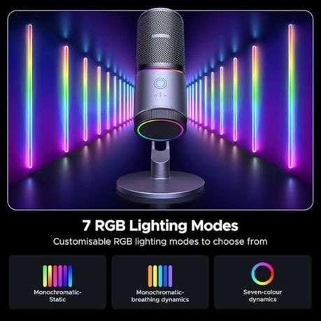 Ugreen - CM769 RGB USB Gaming Microphone - Ugreen - CM769 RGB USB Gaming Microphone