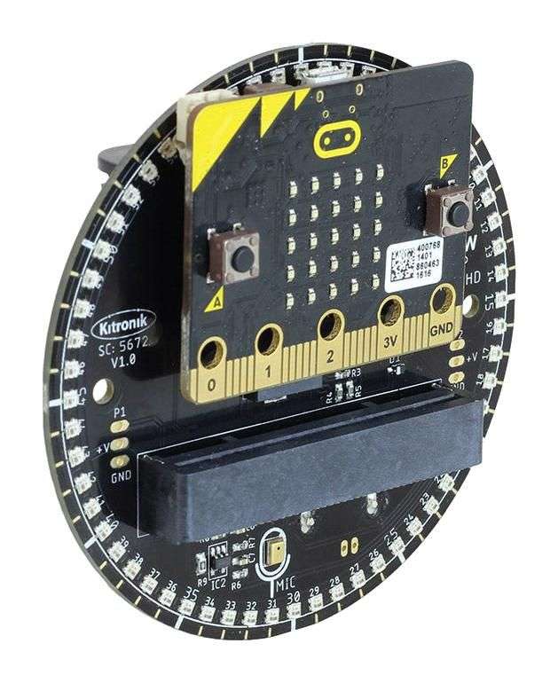 Kitronik (5672) Halo Board, 3.5 V to 5 V Supply, 60 LED, BBC micro:bit