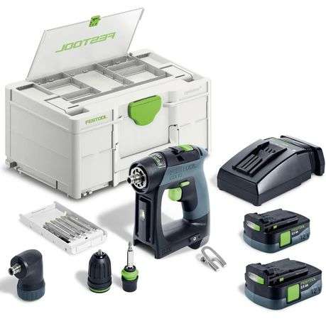 Festool - Cordless Drill Cxs12 2,5-set - Festool - Cordless Drill Cxs12 2,5-set
