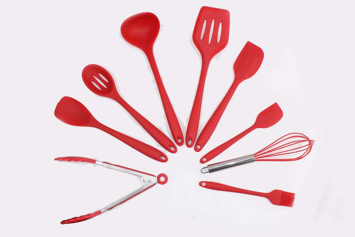 11 Pcs Silicone Kitchen Utensils Set