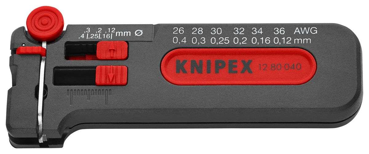 Knipex - Mini Stripping Tool, 100mm, 36-26 AWG / 0.12-0.4mm