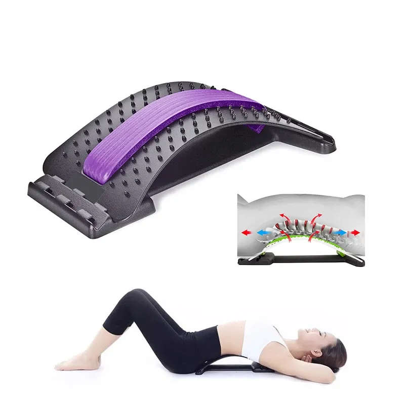 Lumbar Support Back Stretcher - Purple