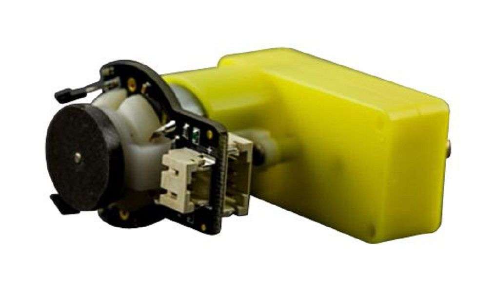 (FIT0458) Micro DC Motor, TT Geared, Encoder, 6V, 160RPM, 120:1