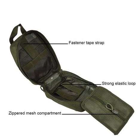 First aid outdoor tactical bag Green