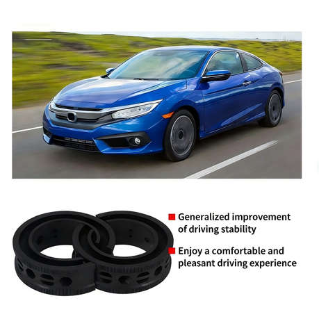 2-Piece Universal Rubber Shock Absorber Spring Reinforcement Set