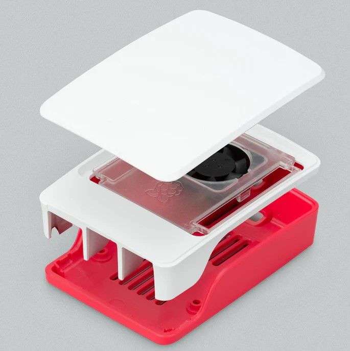Raspberry Pi5 4GB Red/White Official Kit