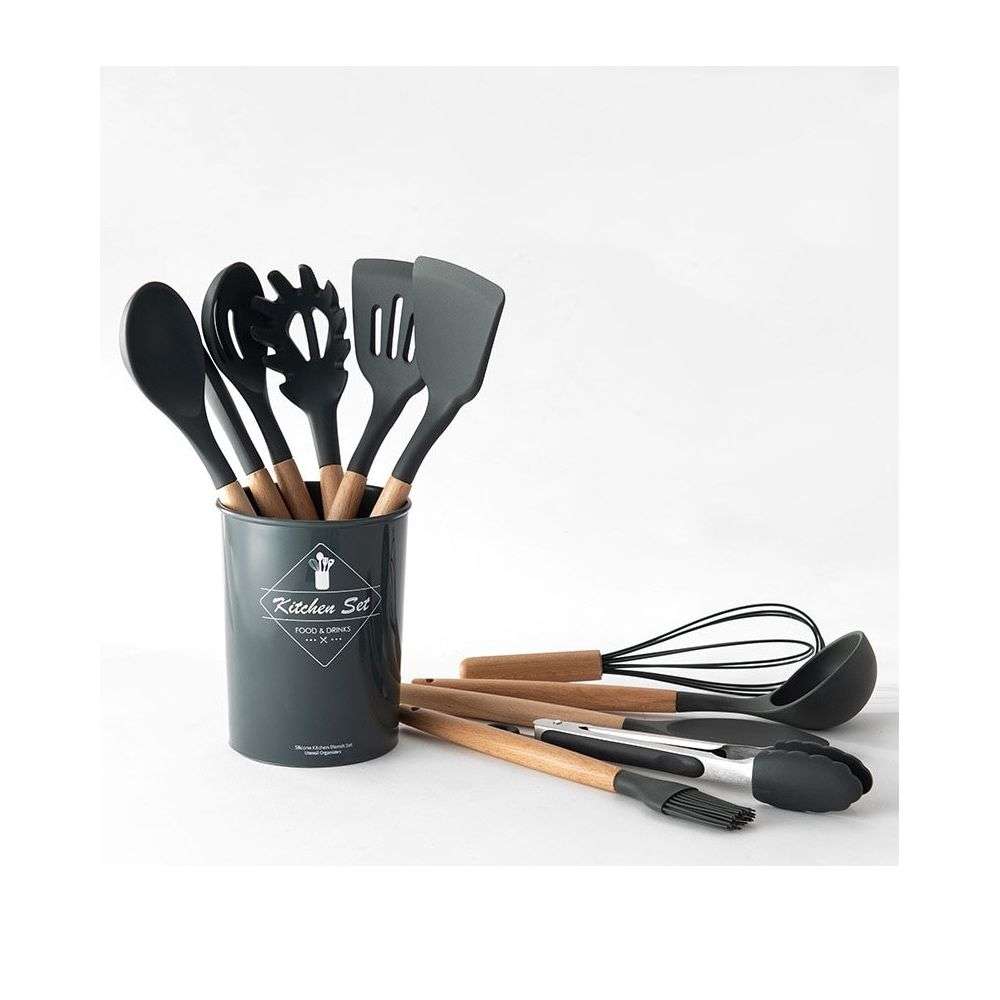 Cooking Utensil Set 11 Piece with Holder